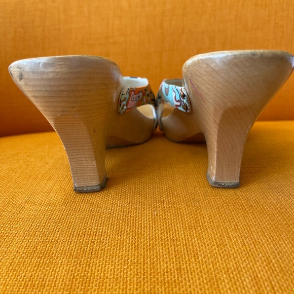VINTAGE 💝EMILIO PUCCI PLATFORM SLIDES💝HP - Picture 9 of 12